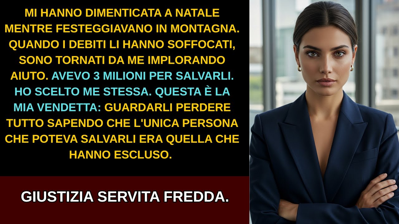 Dopo il Natale in cui mi hanno dimenticata, cercarono subito il mio aiuto per colmare i loro debiti