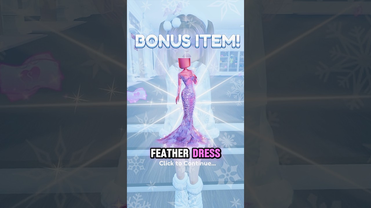 DRESS TO IMPRESS FEATHER DRESS?!?😍 #dresstoimpress #roblox #dti #shorts