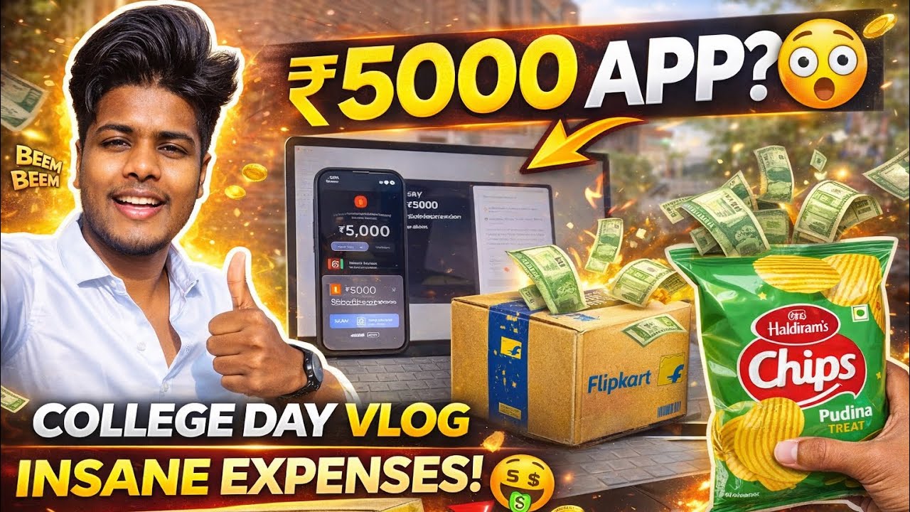 Socha Normal Day Hoga… ₹5000 Udd Gaye 😳 | Campus Vlog