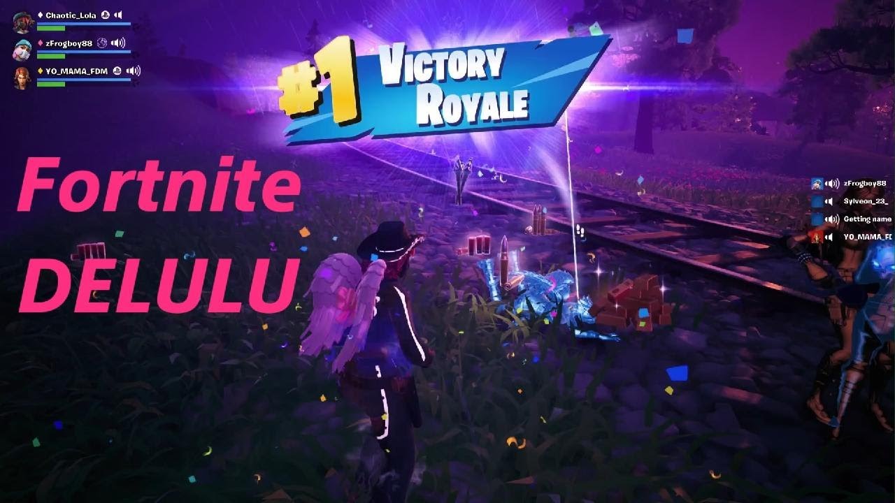 Fortnite DELULU Victory Win Gameplay 