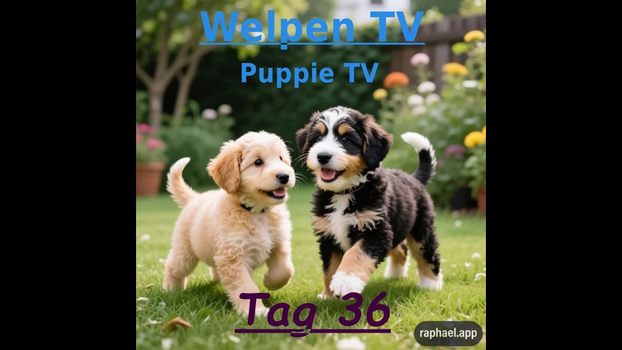 Tag 36 Videotagebuch Bernedoodle Welpen TV