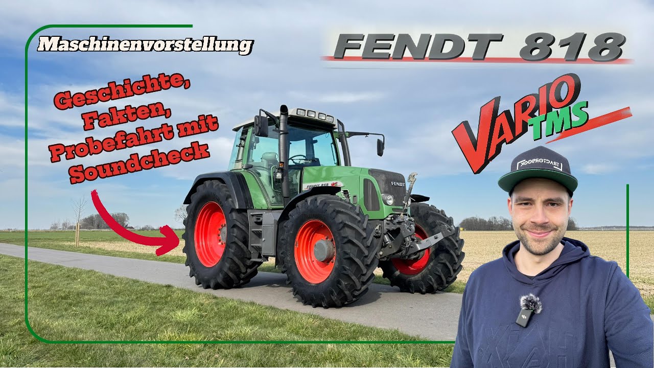 Vorstellung Fendt 818 Com2 | Daten + Historie + Sound | tractorbook Vlog #55
