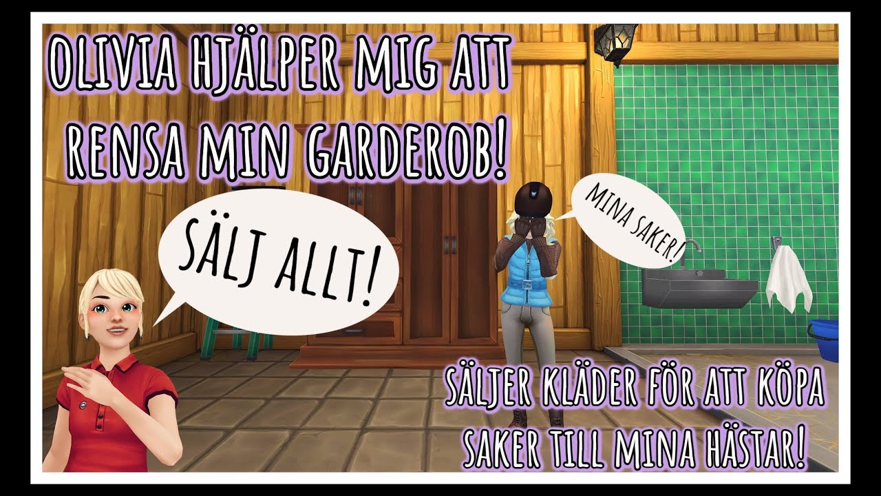 Olivia hjälper mig att rensa min garderob!
