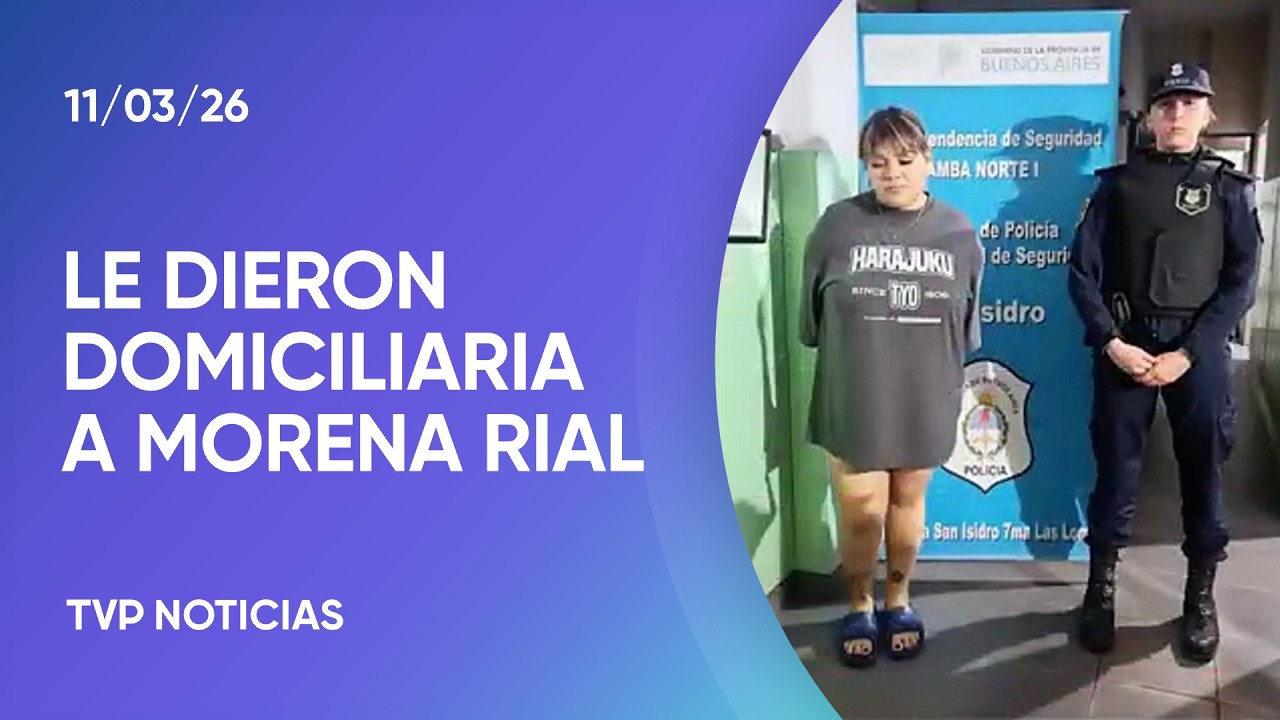Morena Rial recibió prisión domiciliaria: usará tobillera electrónica