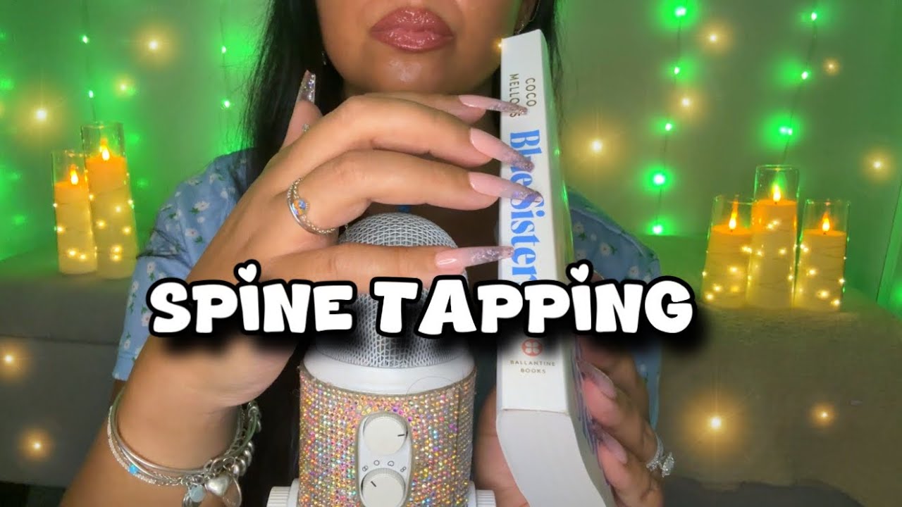 ASMR Book Spine Tapping & Scratching 💤 Ultimate Relaxation Triggers