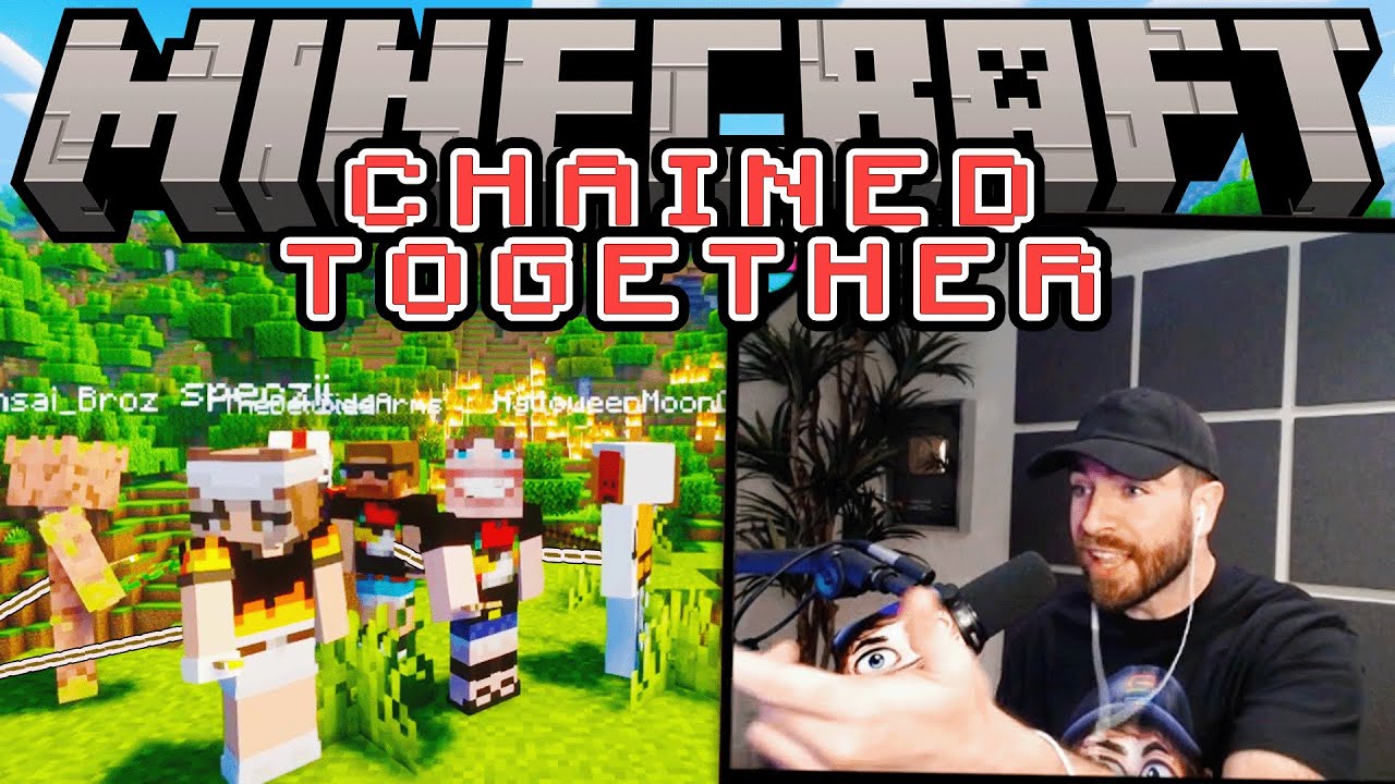 Who's The Better Leader? - Minecraft Chained Together Challenge