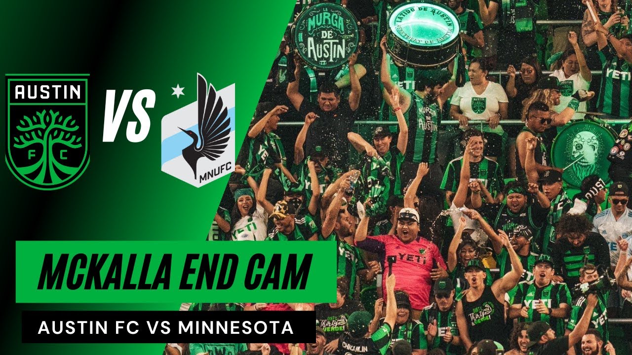 McKalla End Cam con la hinchada de Austin | Austin FC vs Minnesota United 10/16/2022. Goal reaction.