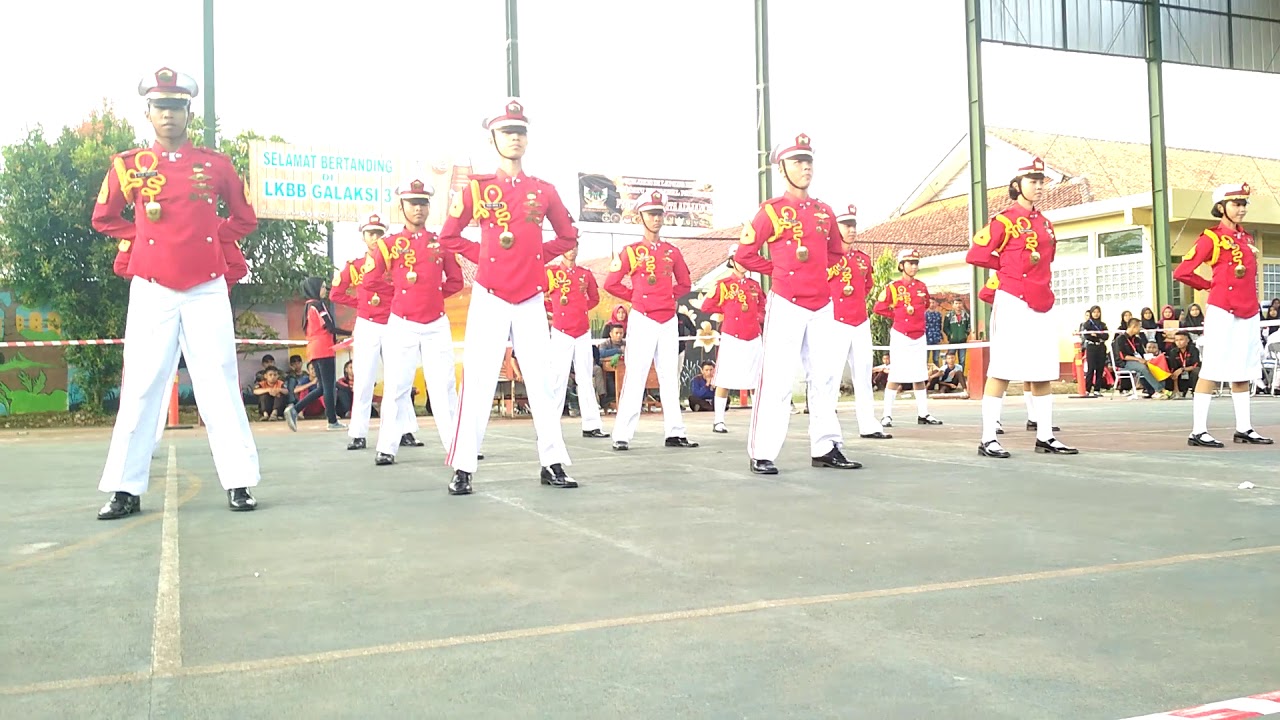 Juara UMUM !!! Event Corona paskibra, penampilan SMK Negeri Karangpucung lkbb galaxi 3
