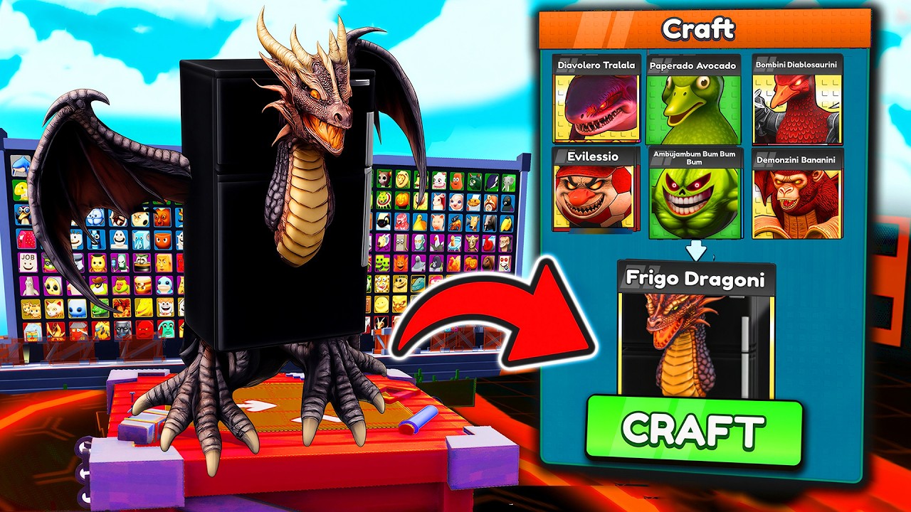 How to Craft EVERY NEW BRAINROT in Craft A Brainrot!