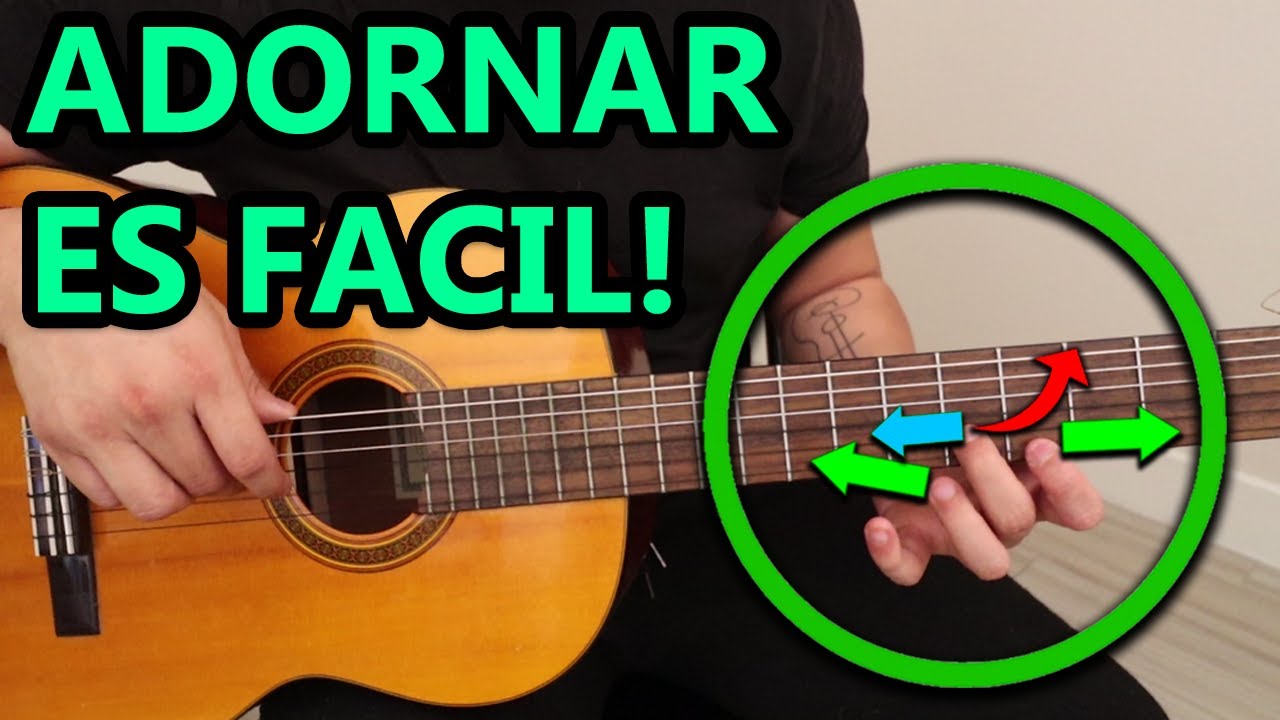 Adornar? Improvisar con la guitarra? Es mas FACIL de lo que pensabas!