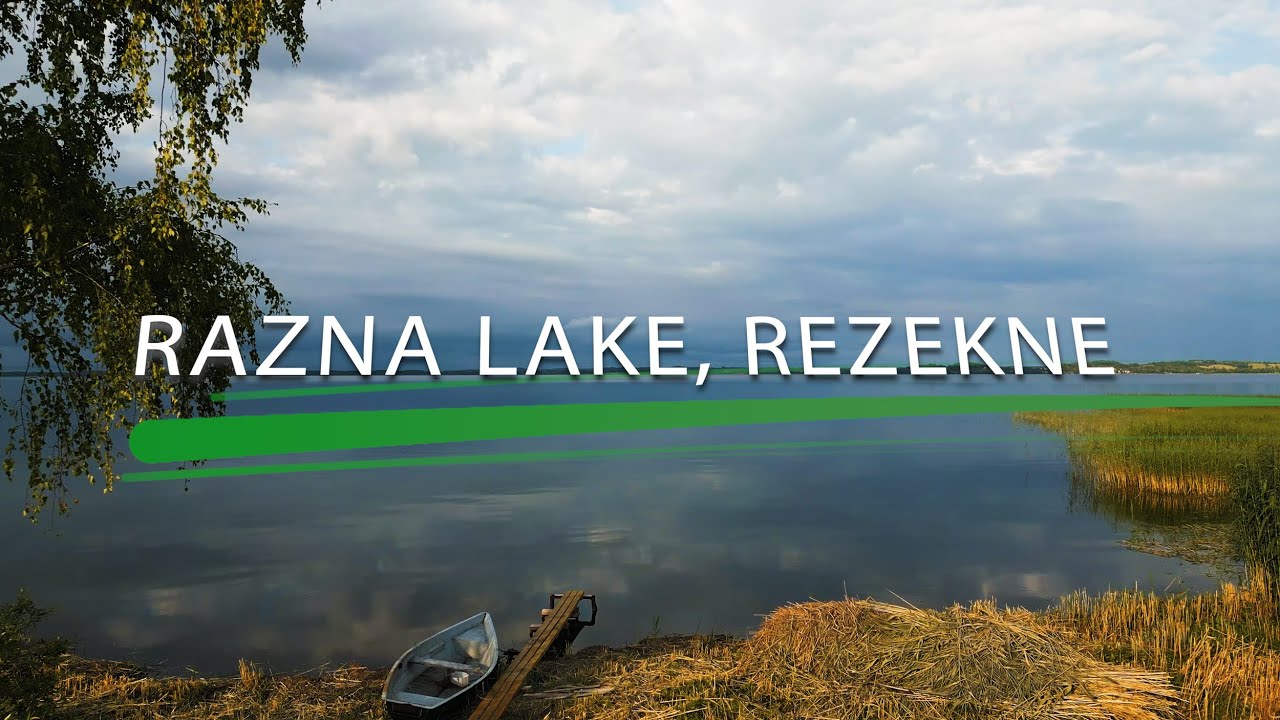 4K Aerial Flyover of Razna Lake | Latvia’s Second Largest Lake | Dji mini3pro
