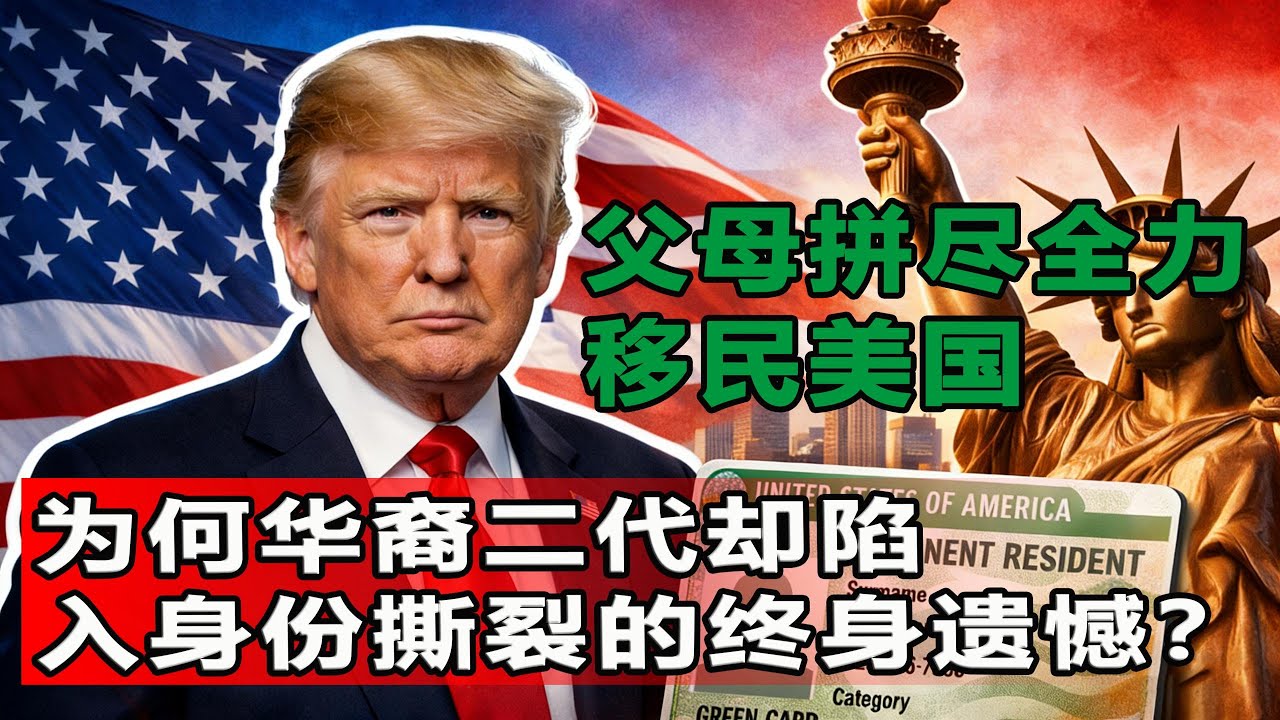 父母拼盡全力移民美國，為何華裔二代卻陷入身份撕裂的終身遺憾？ 