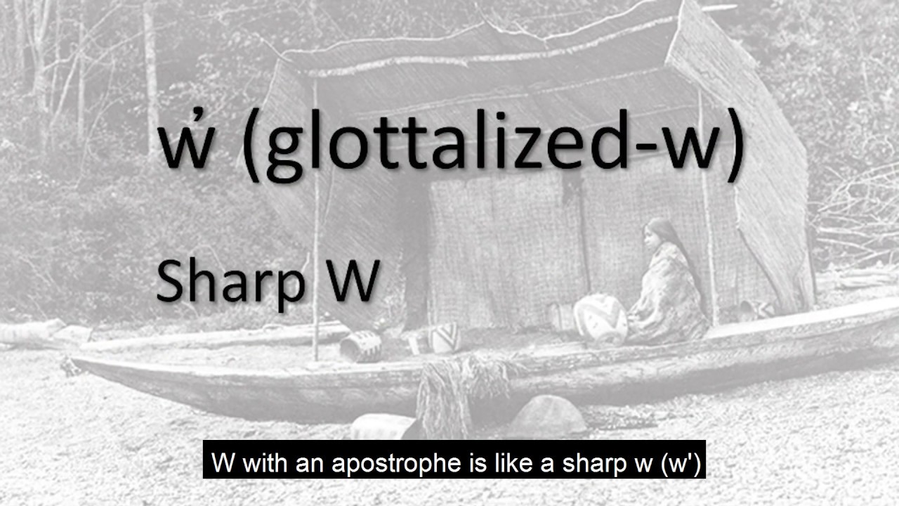 Lushootseed Sounds Tutorial Lesson 1.1