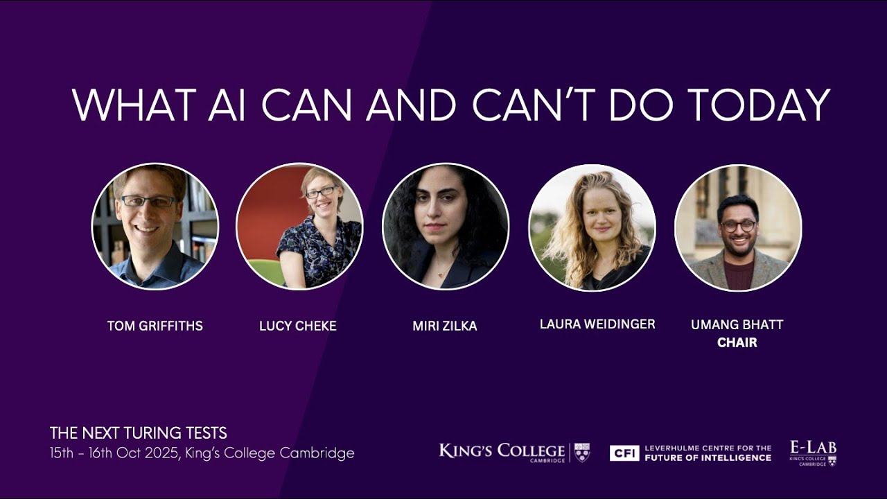 The Next Turing Tests: What AI Can and Can't Do Today