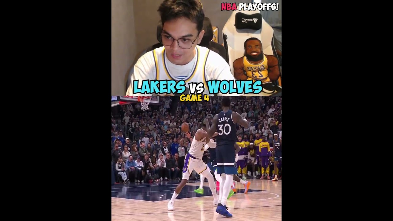 LAKERS vs WOLVES Game 4 Reaction Video #patriciobosspaldo #nba