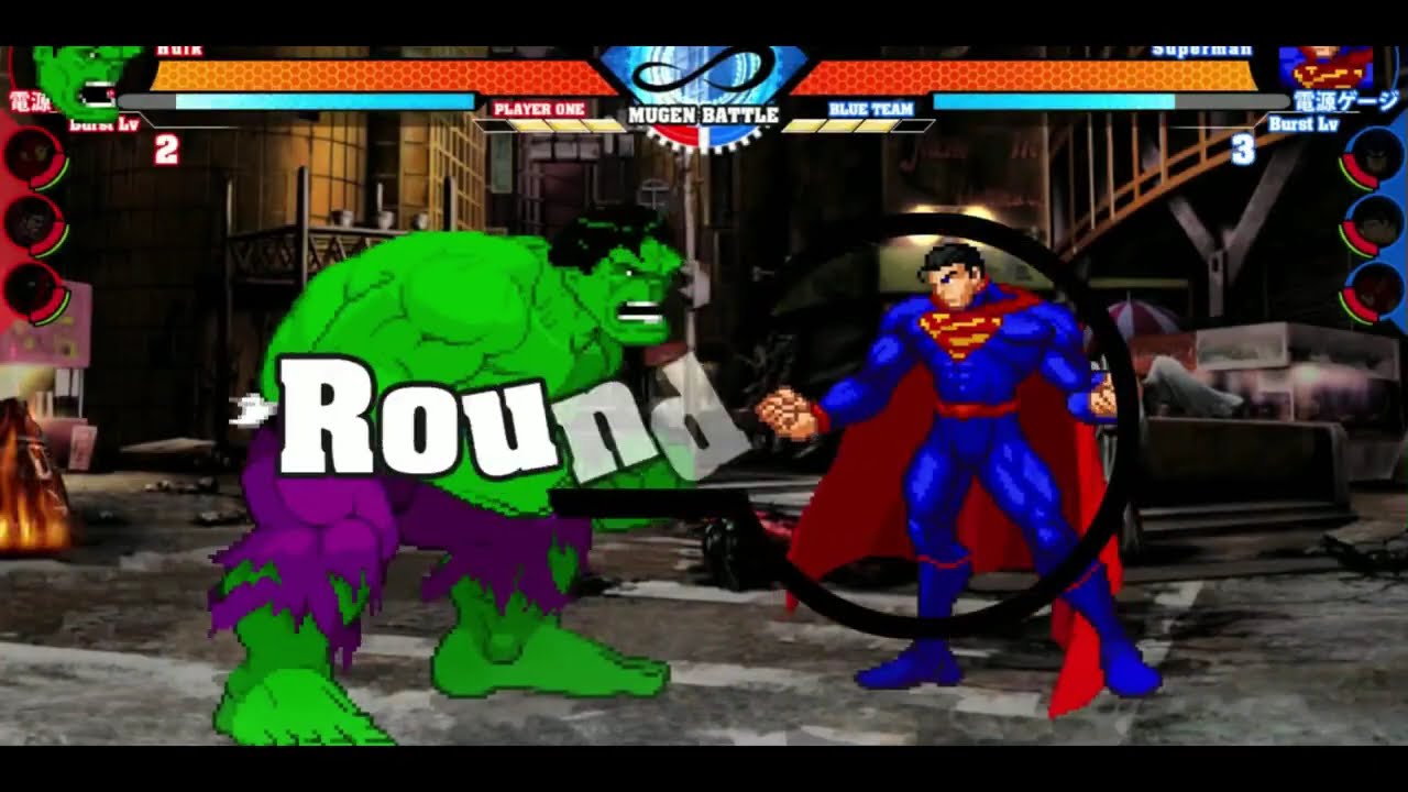 DC vs Marvel Superhero