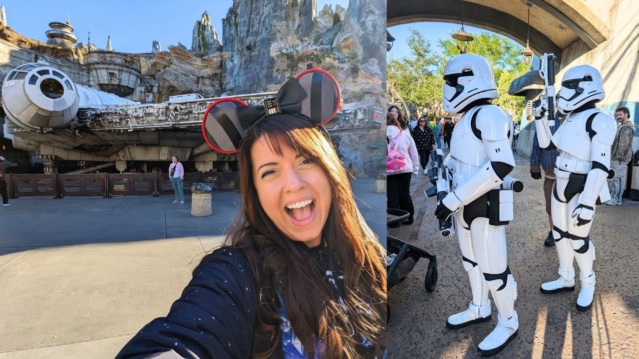 Galaxy's Edge in Walt Disney World! Shopping, Rides and Characters!