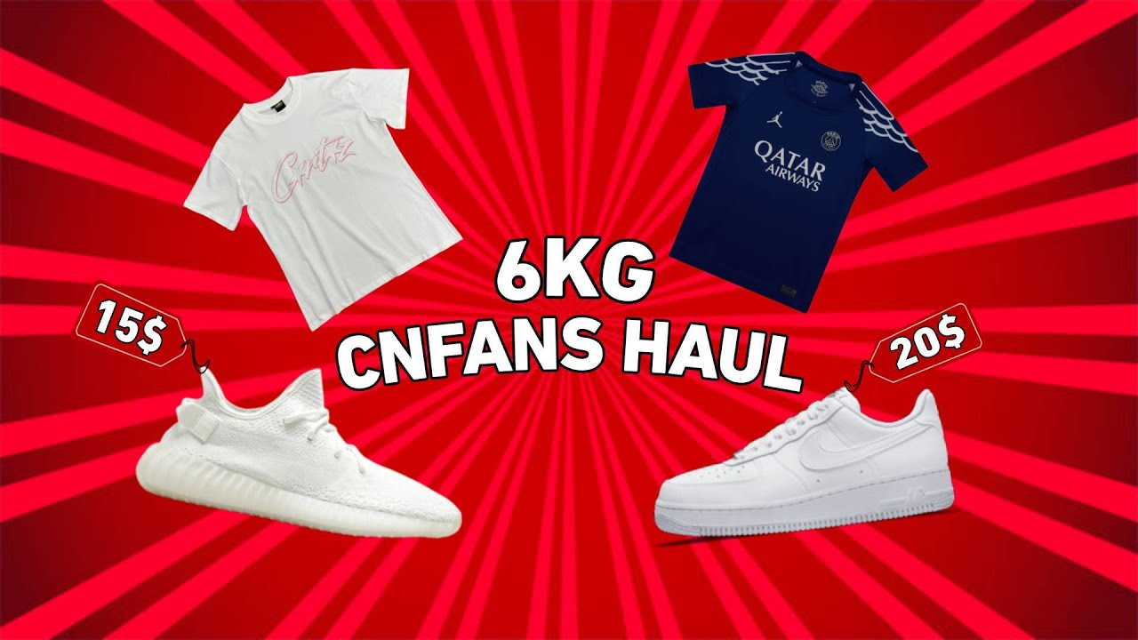 6KG CNFANS HAUL TO ROMANIA | YEEZY , CORTEIZ , ESSENTIALS & MORE