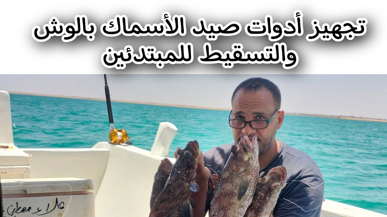 صيد السمك بالتسقيط وبالوش وتجهيز عدة صيد الاسماك للمبتدئين