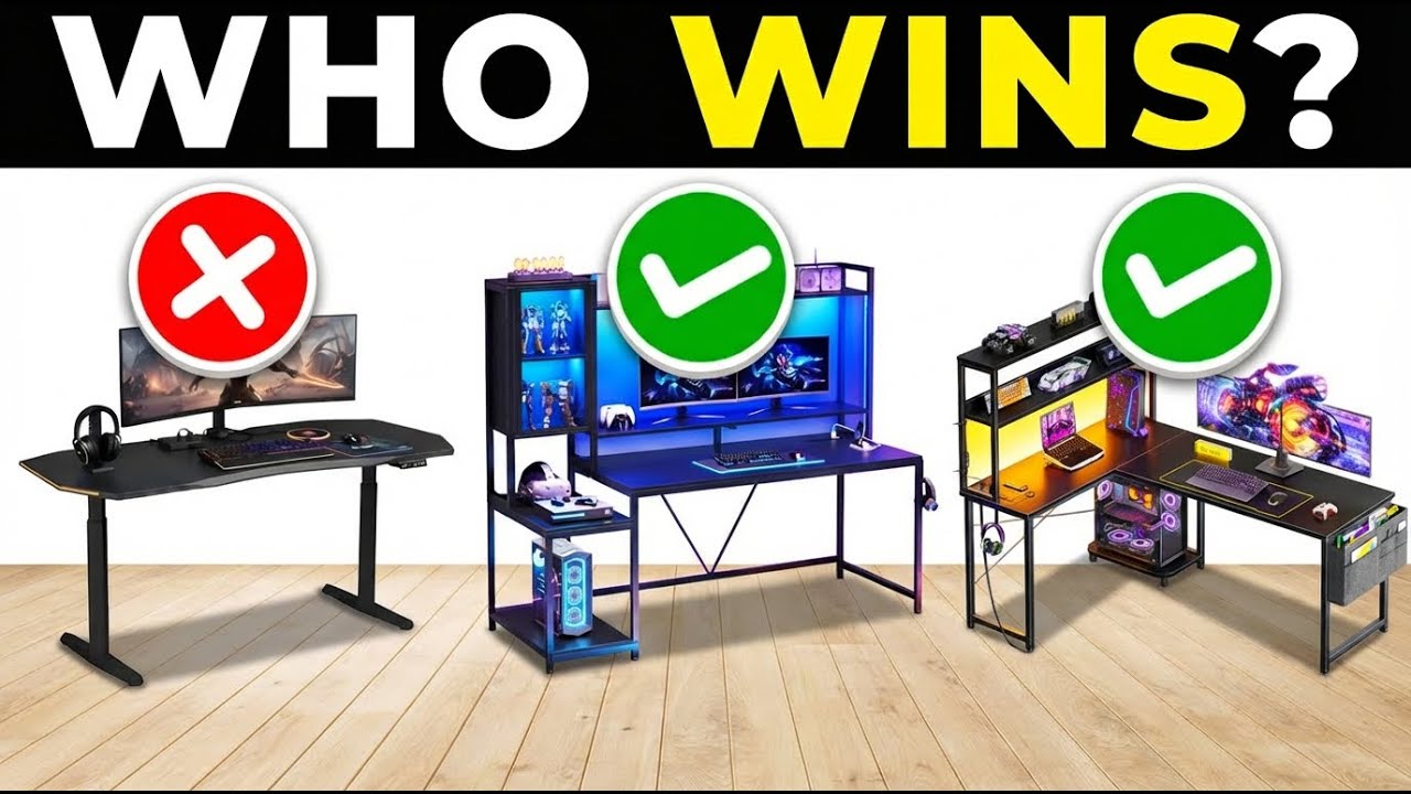 TOP 5 BEST COMPUTER DESKS FOR GAMING 2026 | AFFORDABLE GAMING DESKS AMAZON