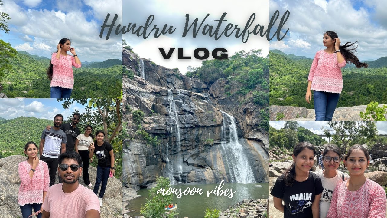 Hundru Waterfall Vlog | My Friends Gave me *SURPRISE* 😍 | Monsoon Vibes | Ranchi | Jharkhand