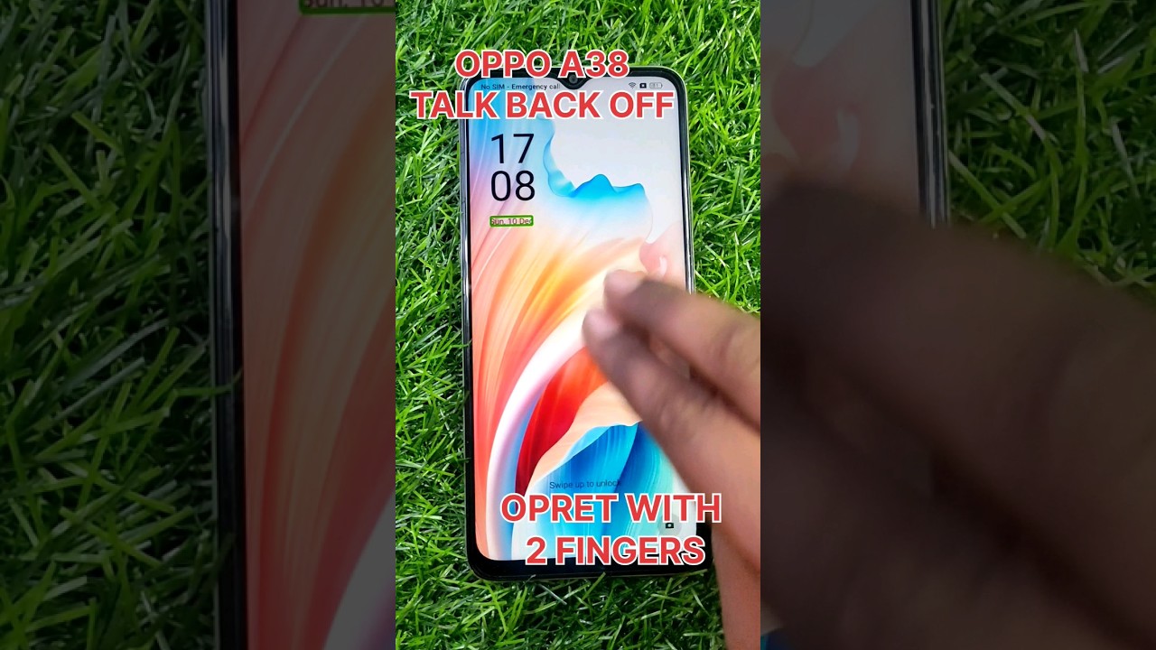 How To Off TalkBack From OPPO A38 ⚡ oppo Mobile Double Tab Screen Bandh Kaise Kare 🔥🔥 #shorts #viral