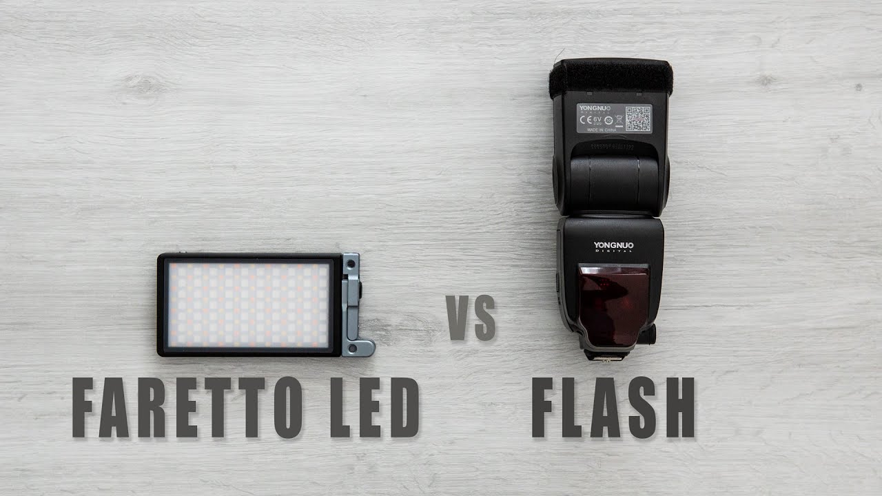 Faretto led vs Flash - Ha senso ad oggi utilizzare un faretto led rispetto ad un flash?