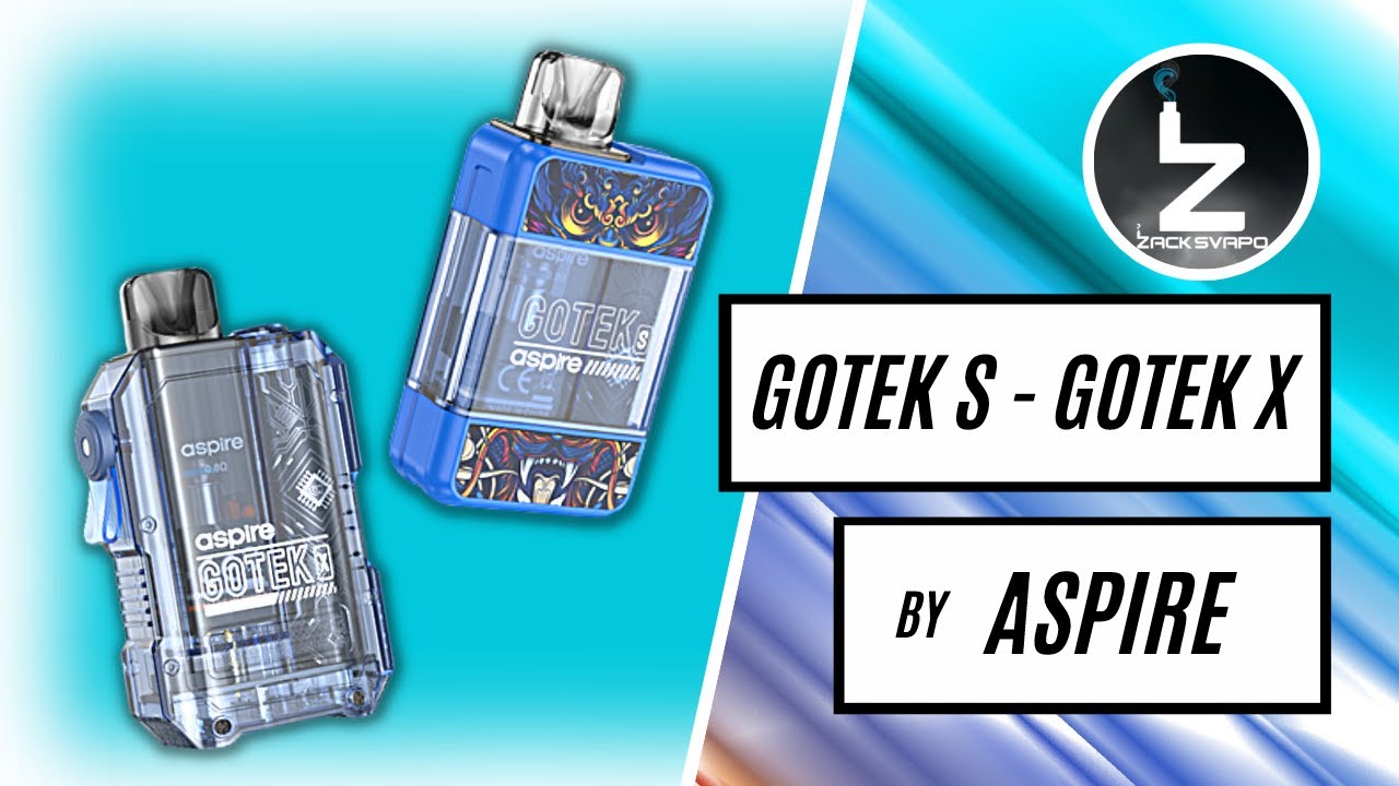 Aspire Gotek S e Gotek X - La pod mod per tutto il giorno - Zack Svapo Review