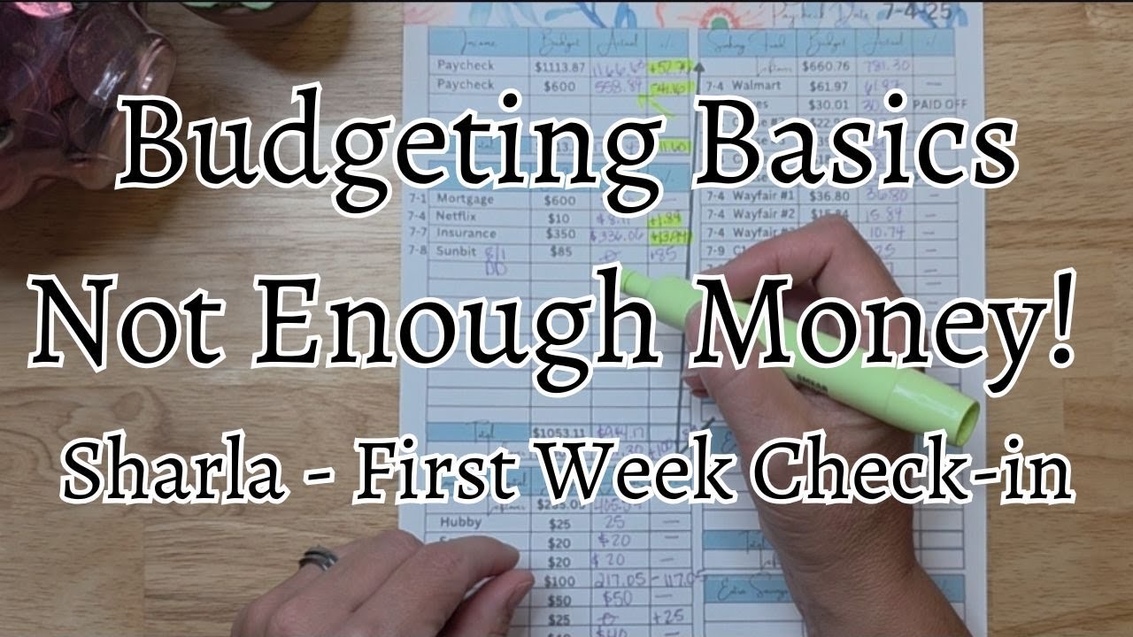 Struggling to Make Ends Meet-Week 1 Check-in • Back to the Basics - Episode 5