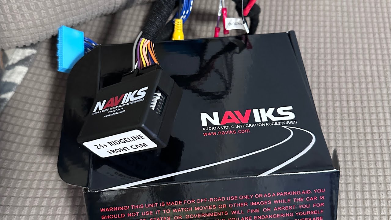 NAViKS Front camera install and review in a 2025 Honda Ridgeline!  Making my own 