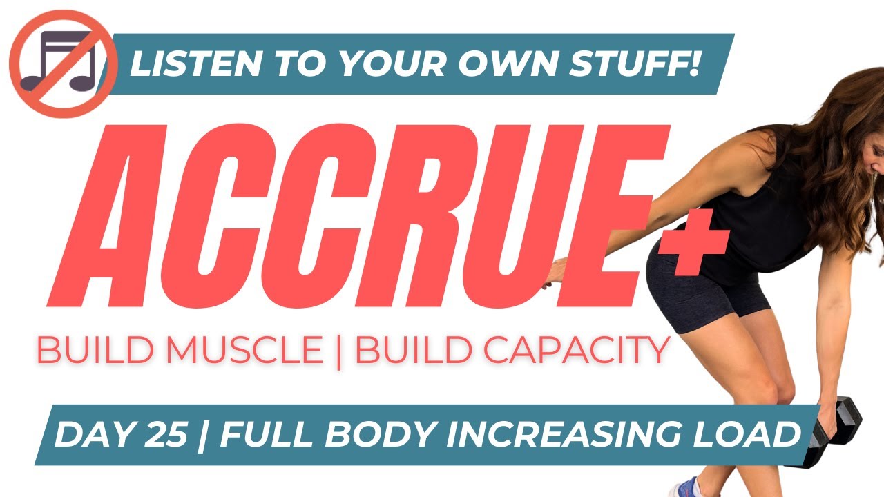 DAY 25 No Music, Only Beeps | Full Body Increasing Load Descending Reps