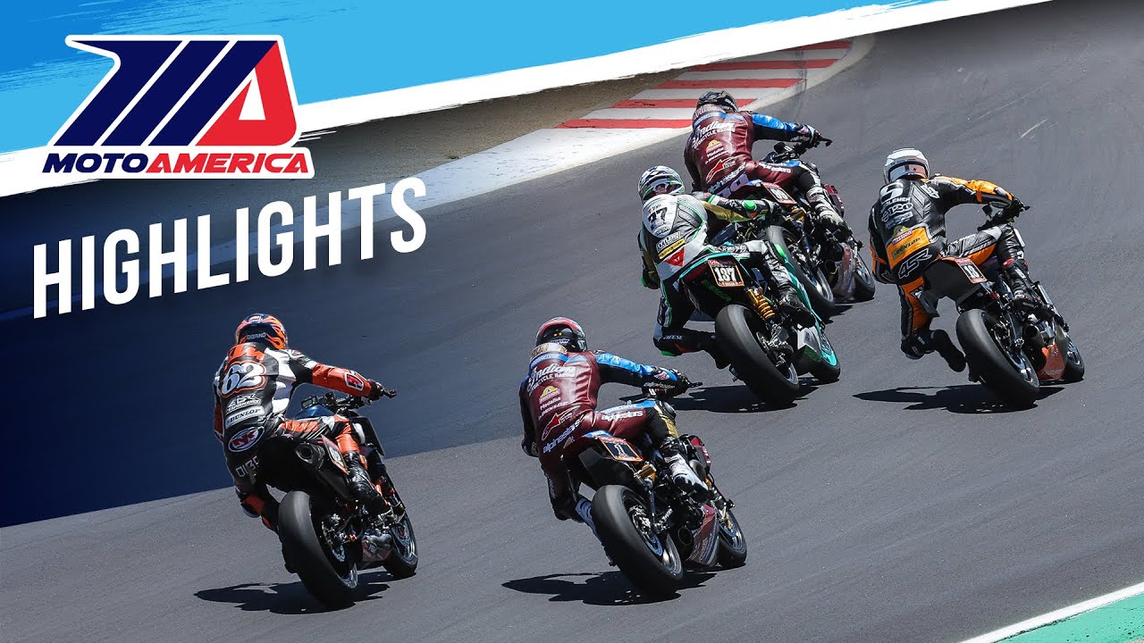 MotoAmerica Mission Super Hooligan Race 2 Highlights at Laguna Seca 2023