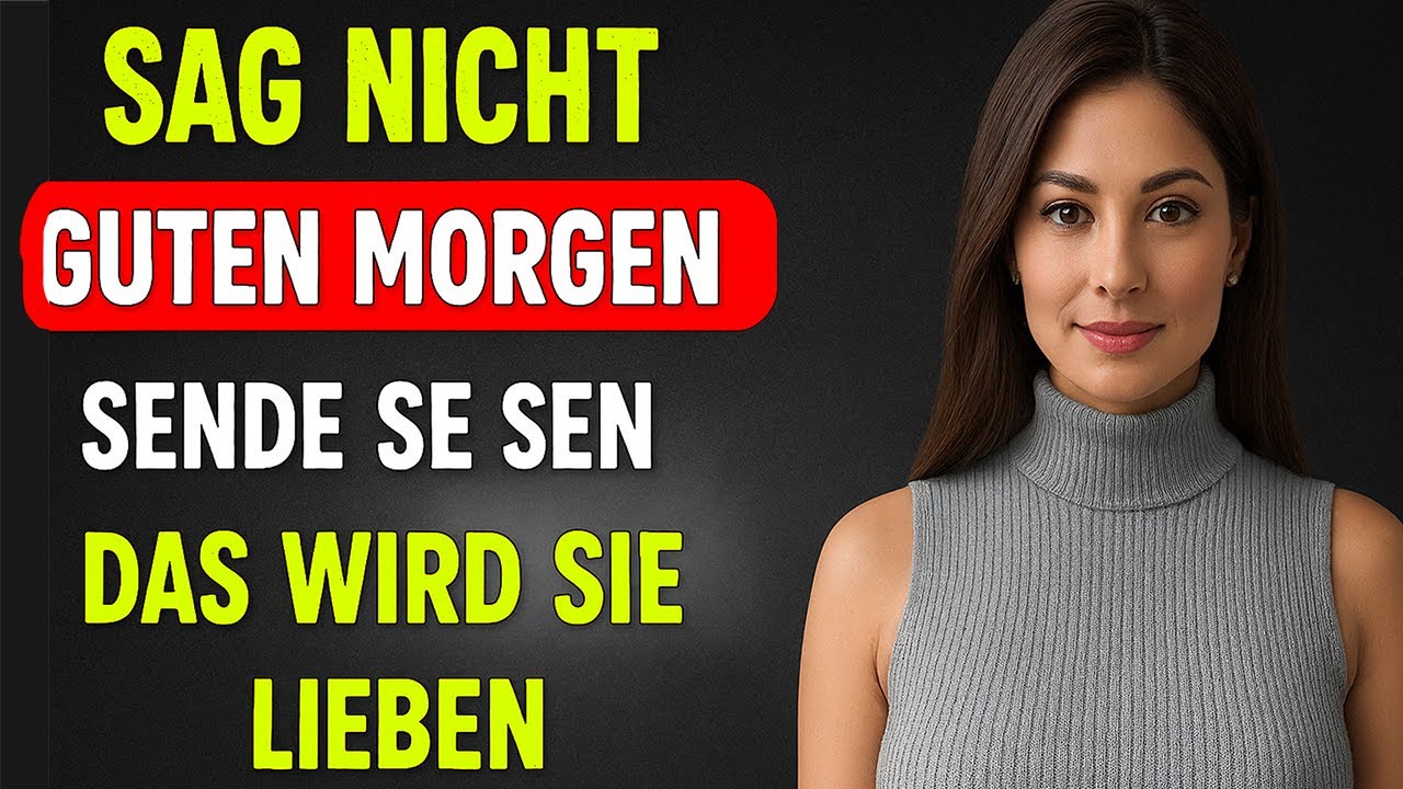 KEINE FRAU KANN DIESE 7 GUTEN-MORGEN-NACHRICHTEN IGNORIEREN!| Stoizismus