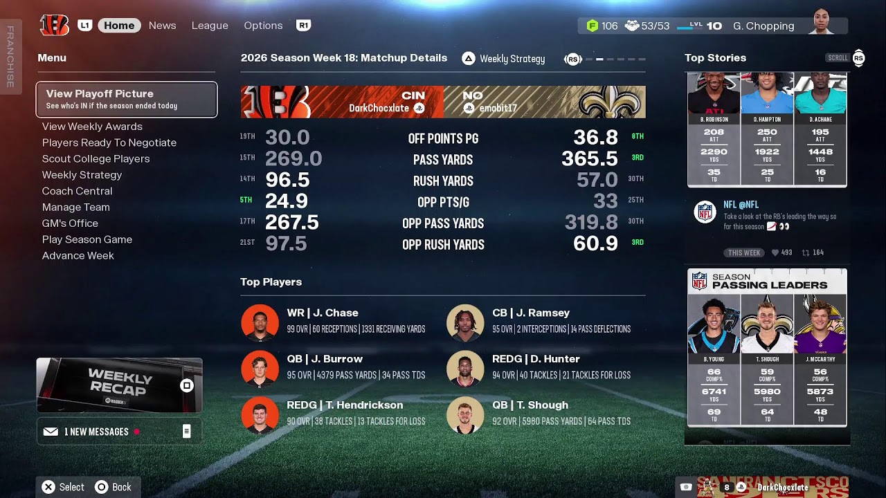 Madden 26 Bengals Ravens