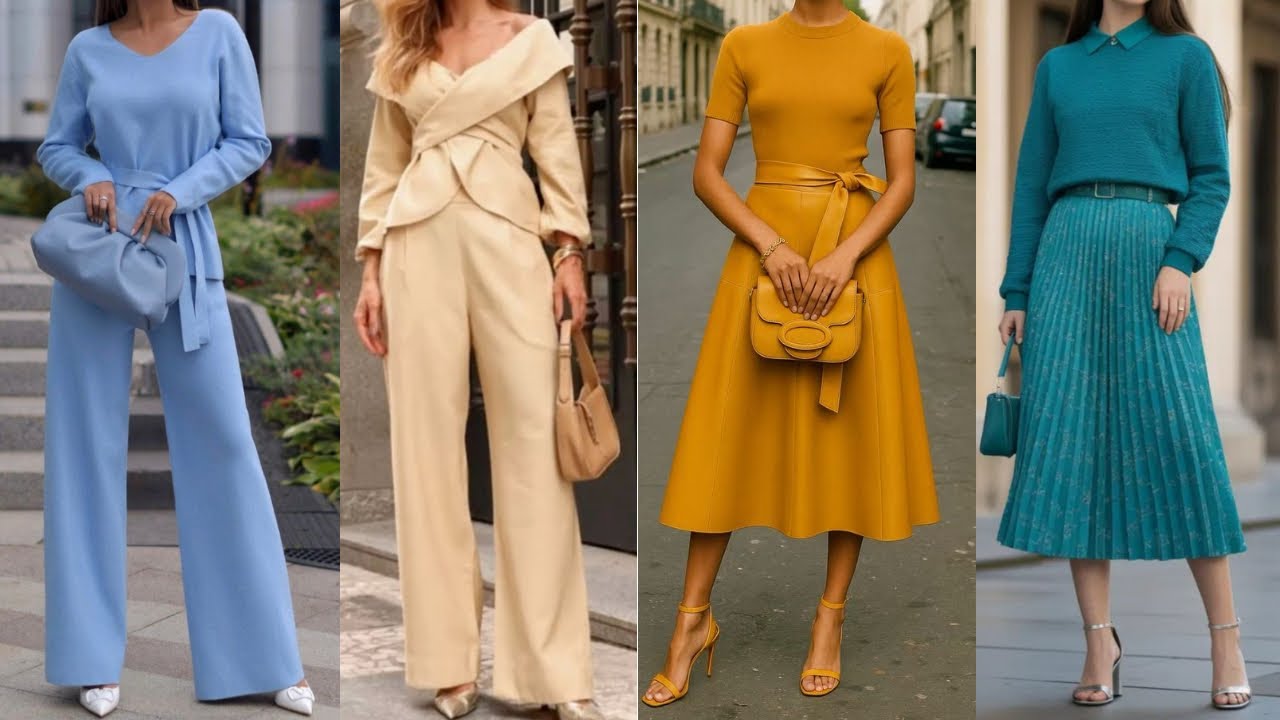 COMBINACIONES de ROPA  Monocromáticas Suaves para un Estilo Actual