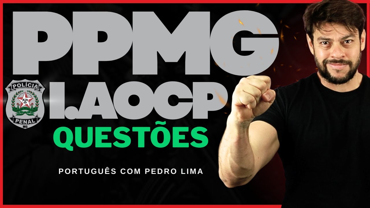 🚨PPMG | QUESTÕES COMENTADAS | Português I.AOCP!