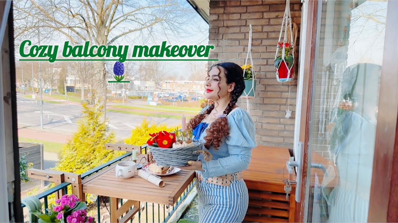 Late Winter Routine in My Vintage Home🏡 |cozy Baking & Balcony Refresh🪴