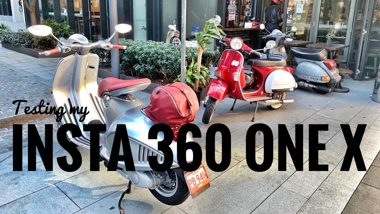 Vespa VBB - testing my insta360 one X camera, part 1