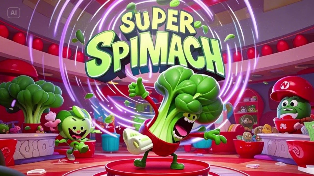 💪🥬 Super Spinach: The Power-Packed Hero! 🦸‍♂️🍃