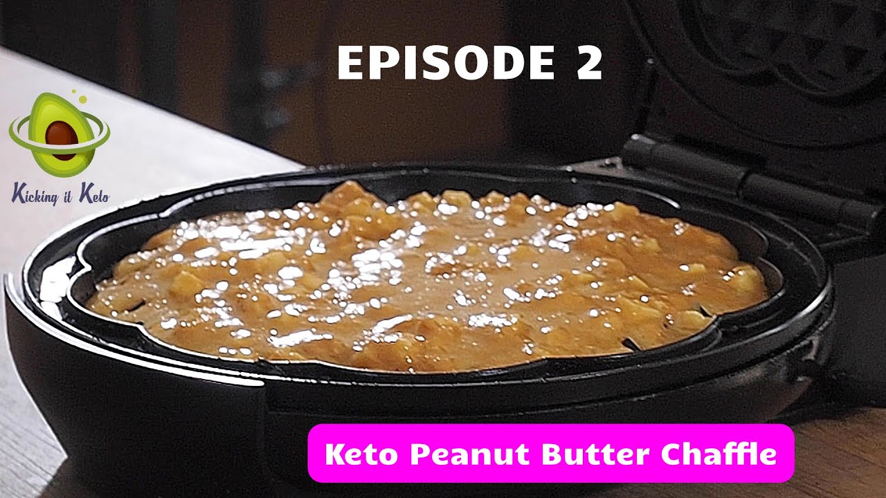 Easy Keto Recipe- Peanut Butter Chaffle