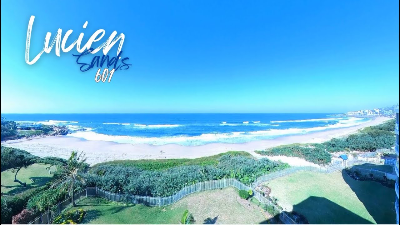 Lucien Sands 601, the self-catering penthouse on Lucien Beach on the South Coast of KwaZulu Natal.