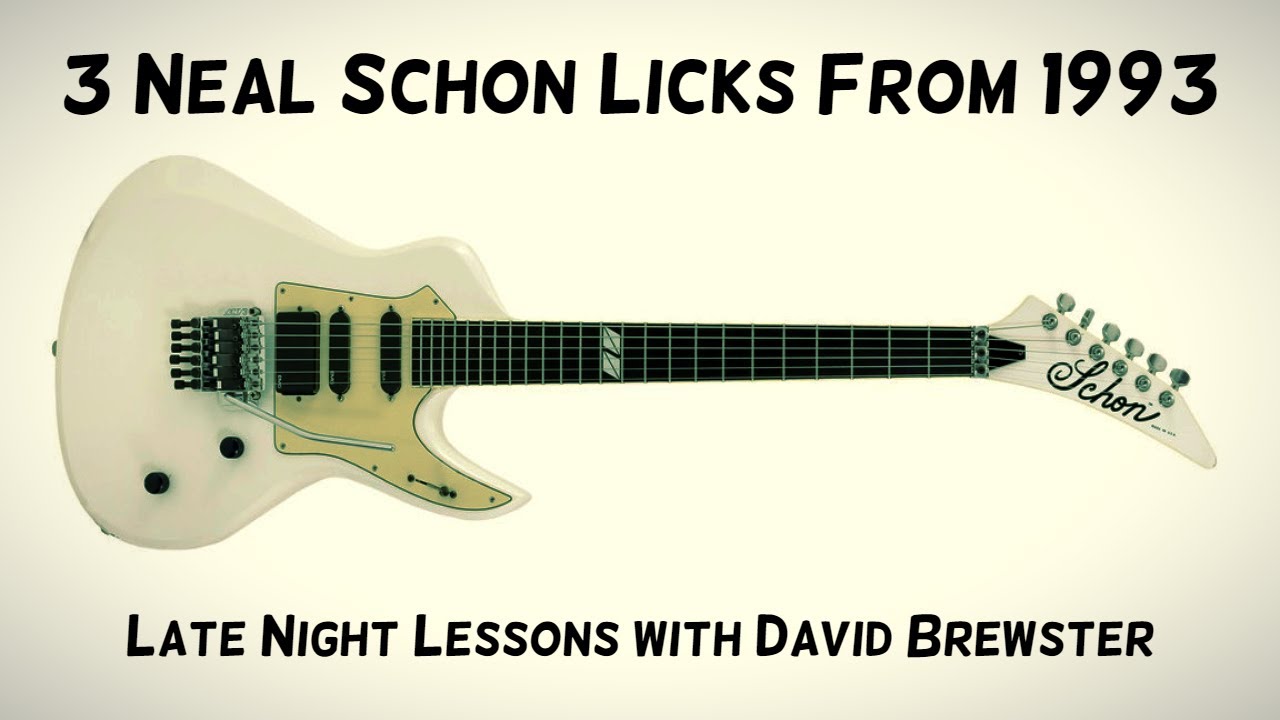 3 Neal Schon Licks From 1993