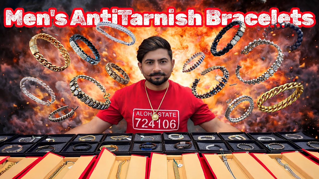 Bracelets Ka Mega Blast 💥 | 100+ Stylish Men's Bracelets | Luxury Men's Jewellery