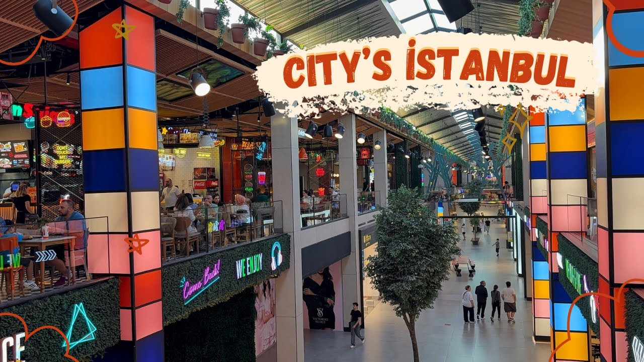 City’s İstanbul Mall Walking Tour 🏙️Ataşehir’s Modern Shopping Spot |4K yürüyüş türü 