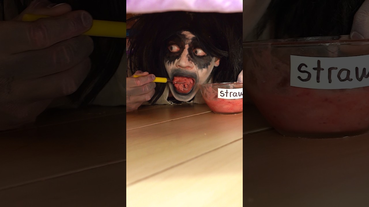 This monster loves chocolate ice cream! 🍫👹🍦