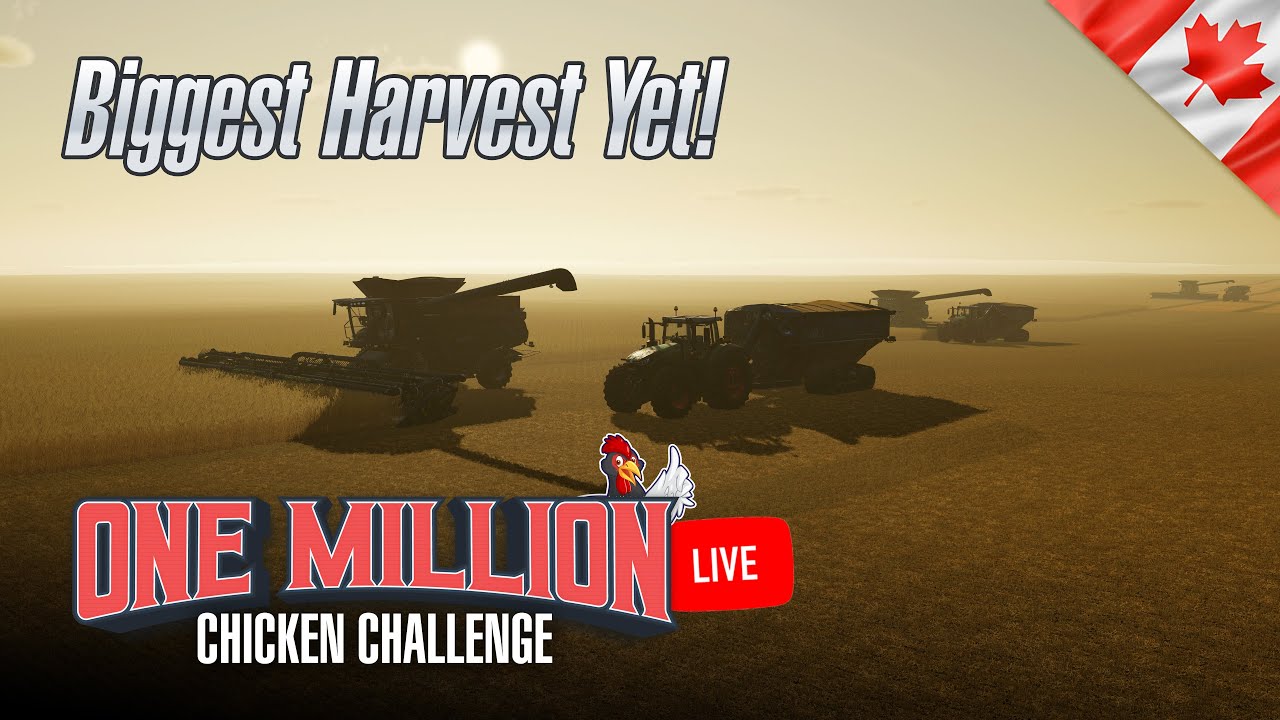 🔴 LIVE - One Million Chickens - Harvesting the Big One! - Episode 4