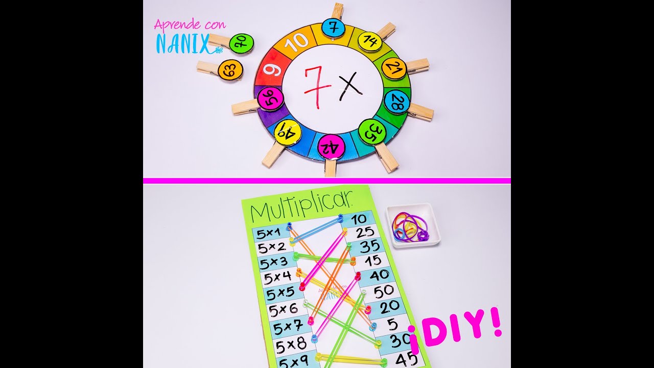 Aprende las tablas de multiplicar jugando.