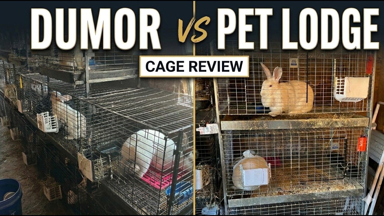 Review of My Meat Rabbit Cages: DuMor and Pet Lodge