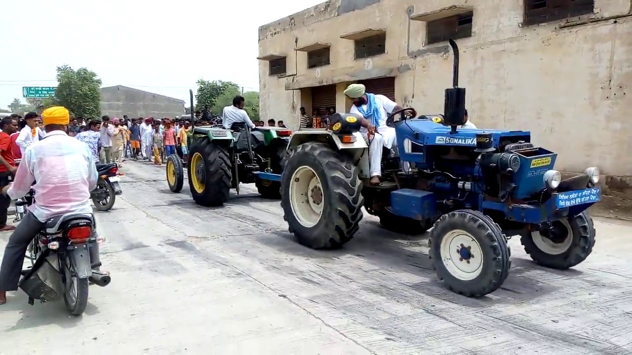 John deere & sonalika tractor tochan practice mathc in padampur mandi