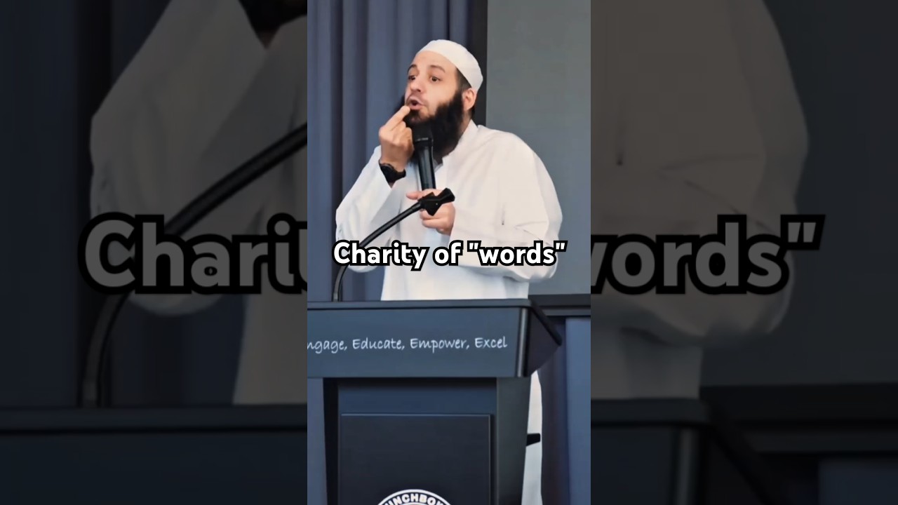 In Islam, Charity is not only by giving money 🤍☪️ #abubakrzoud #quran  #reminder #islam #muslim #eid